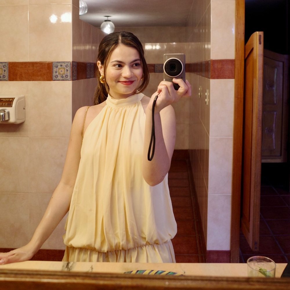 REVOLVE Butter Yellow Mini Dress